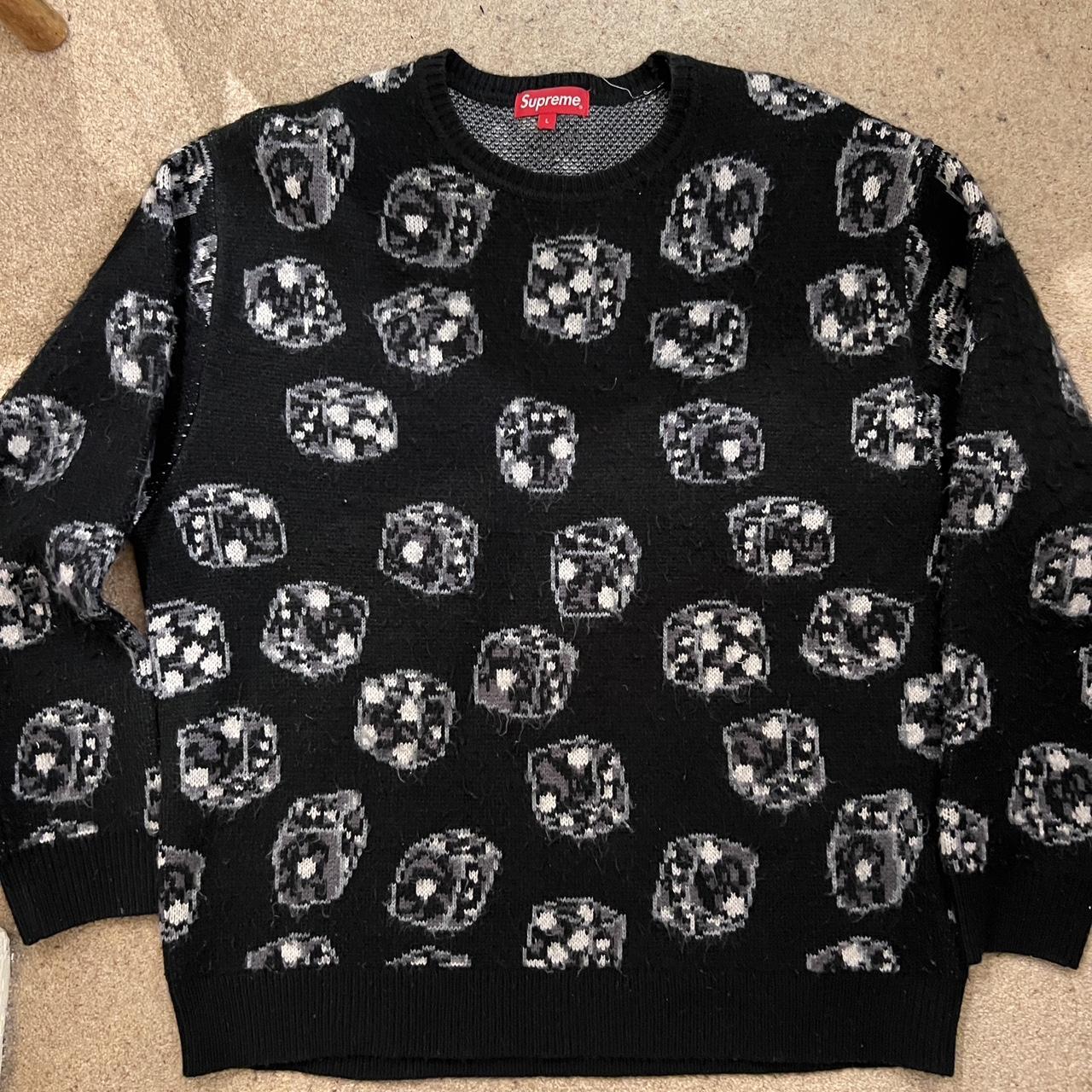 Supreme dice knit FW22 Barely worn, in excellent - Depop