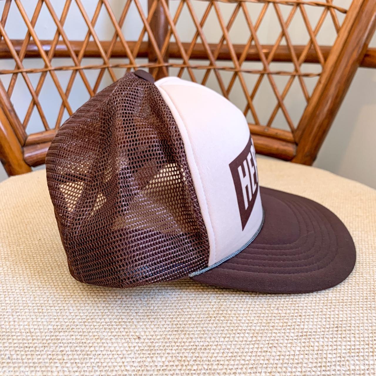 Unbranded Men's Cream and Brown Hat (2)