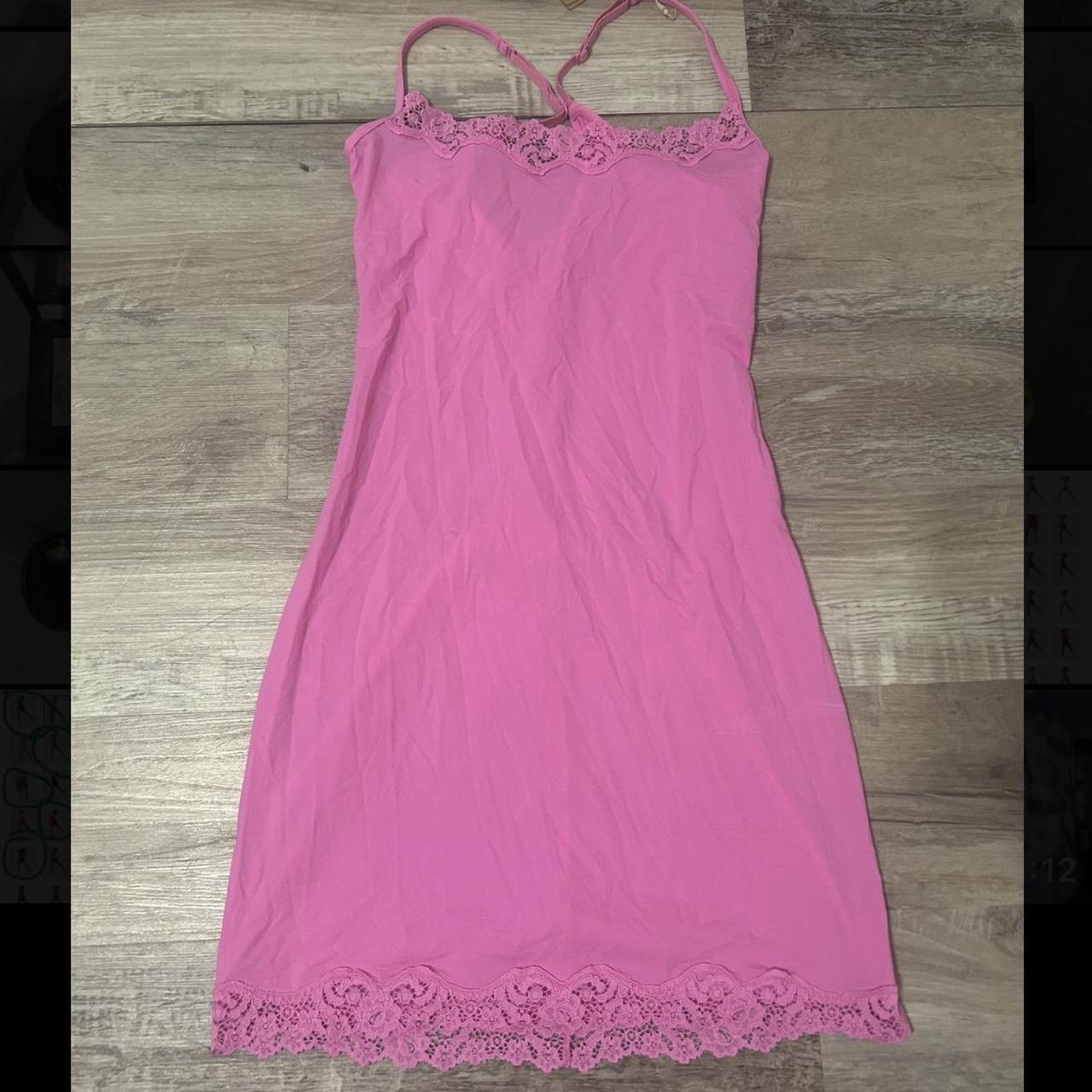 NWT skim fits everybody lace slip dress. color is... - Depop