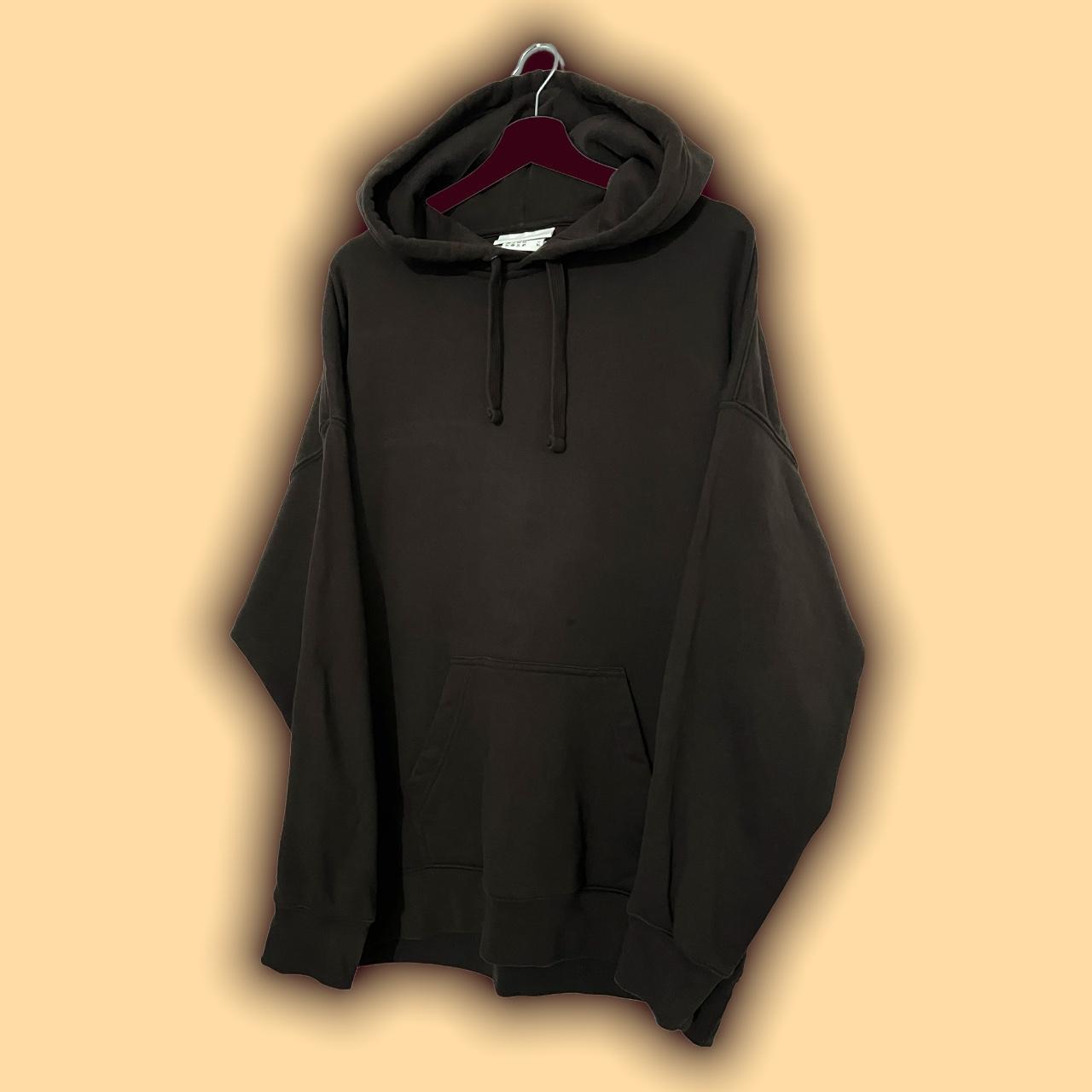 H&M Blank Staples Hoodie Brown Good condition as... Depop