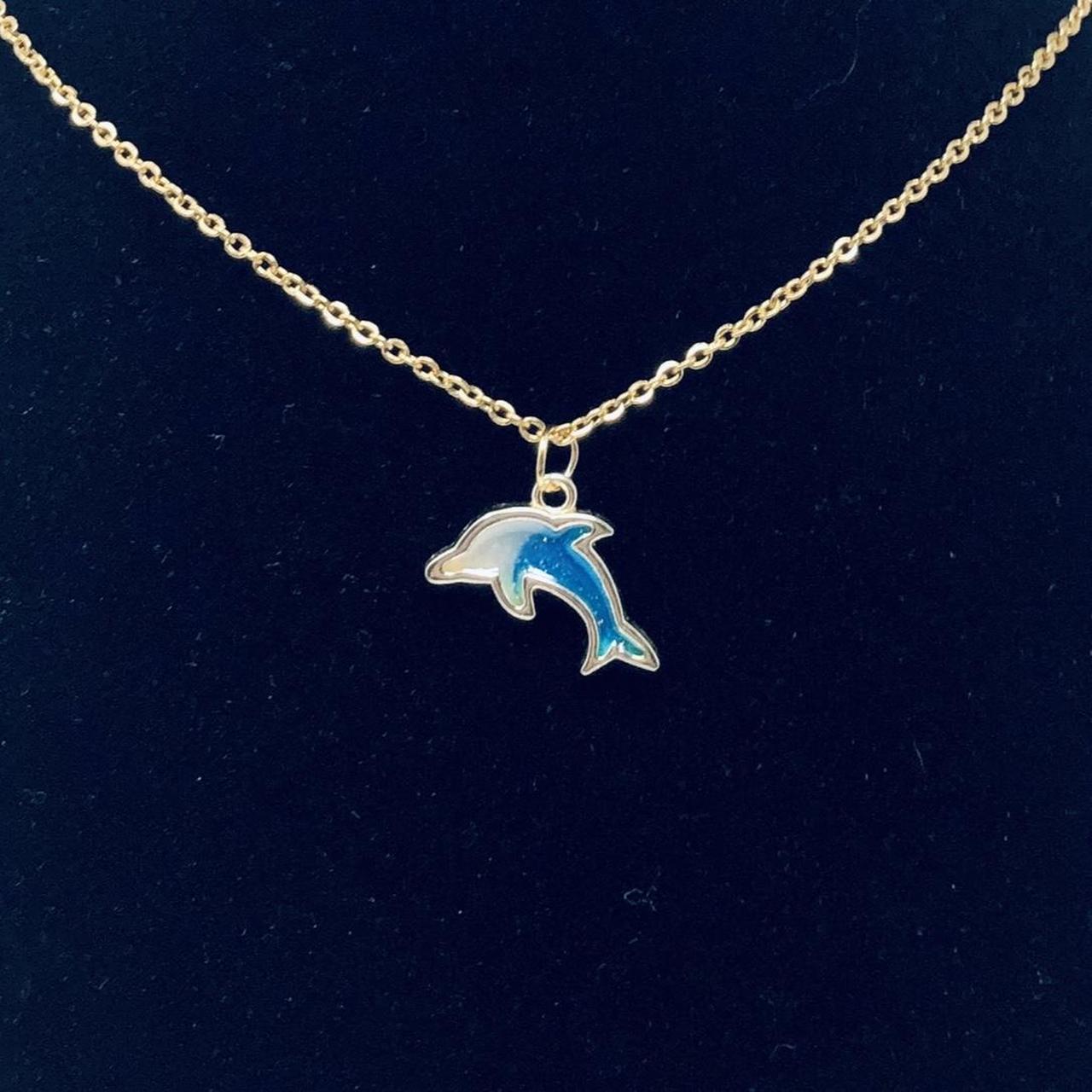 Buy La Menagerie Dolphin Gold Origami Jewellery & Gold Geometric Necklace –  18 Karat Plated Gold Necklace & Dolphin Necklaces for Women – Dolphin  Necklace for Girls & Origami Necklace Online at desertcartINDIA