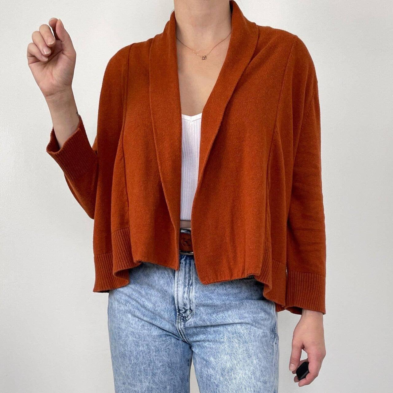 Eileen fisher 2025 orange sweater