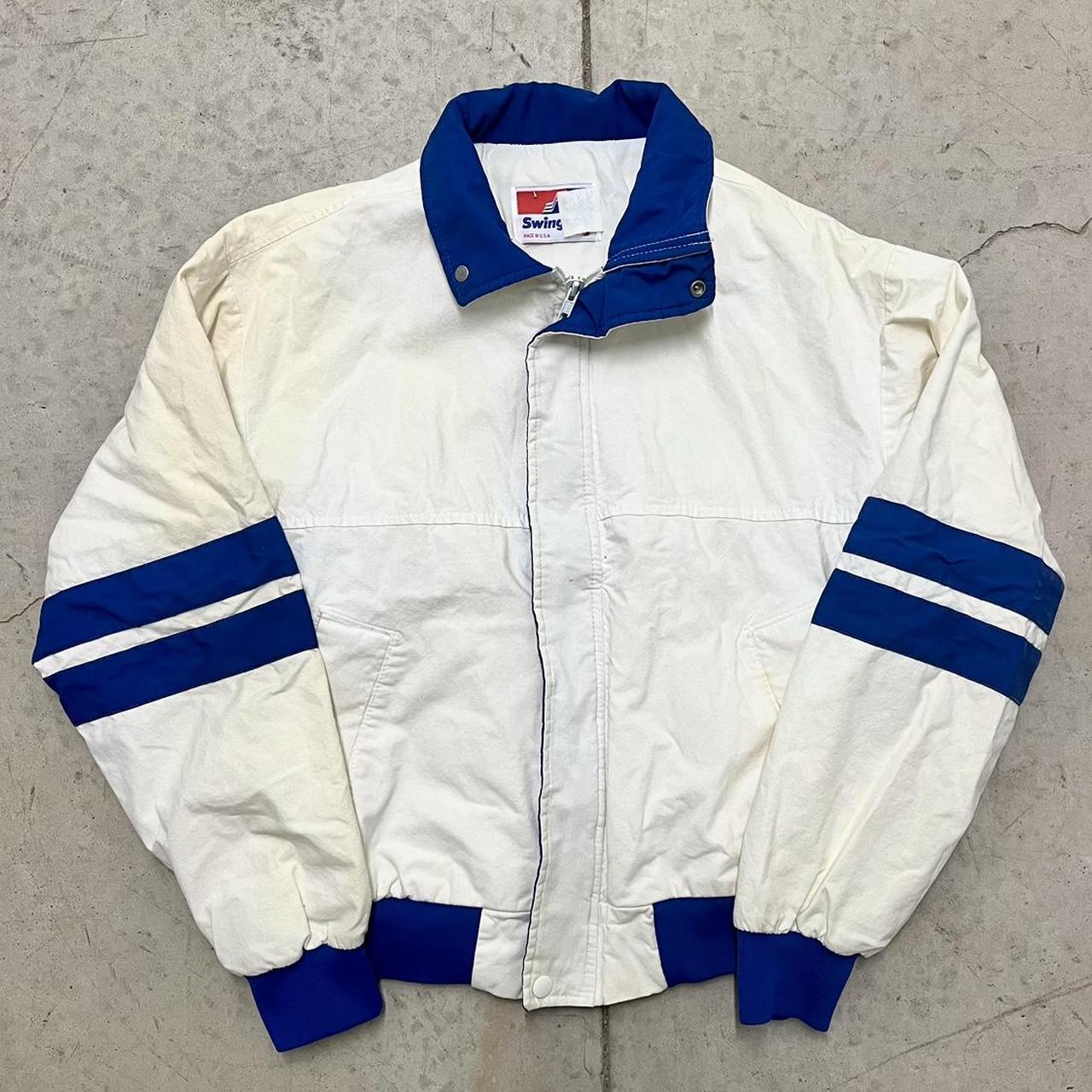 Vintage 90s sports jacket 🏈 90s swingster jacket... - Depop