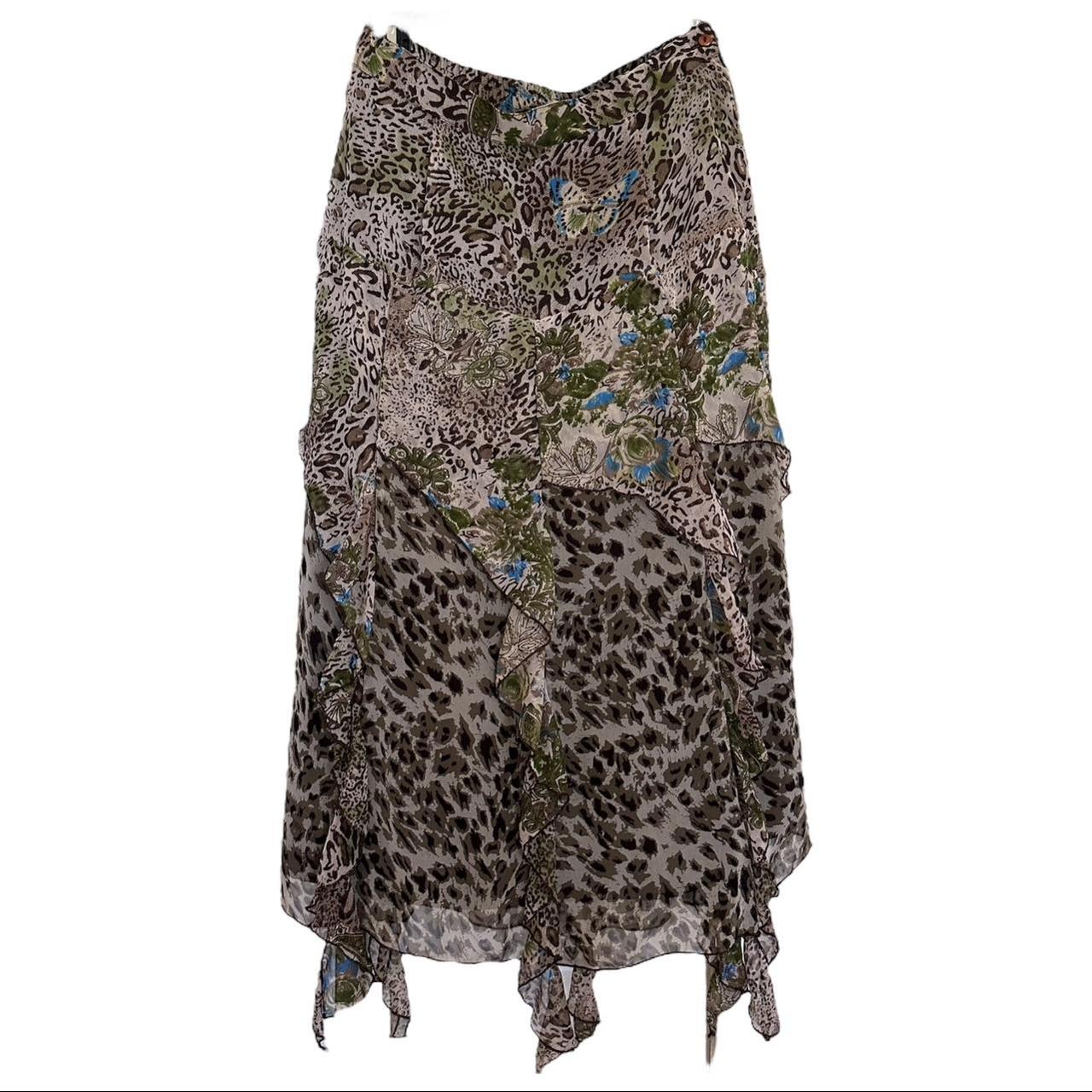 Roberto Cavalli Women's multi Skirt | Depop