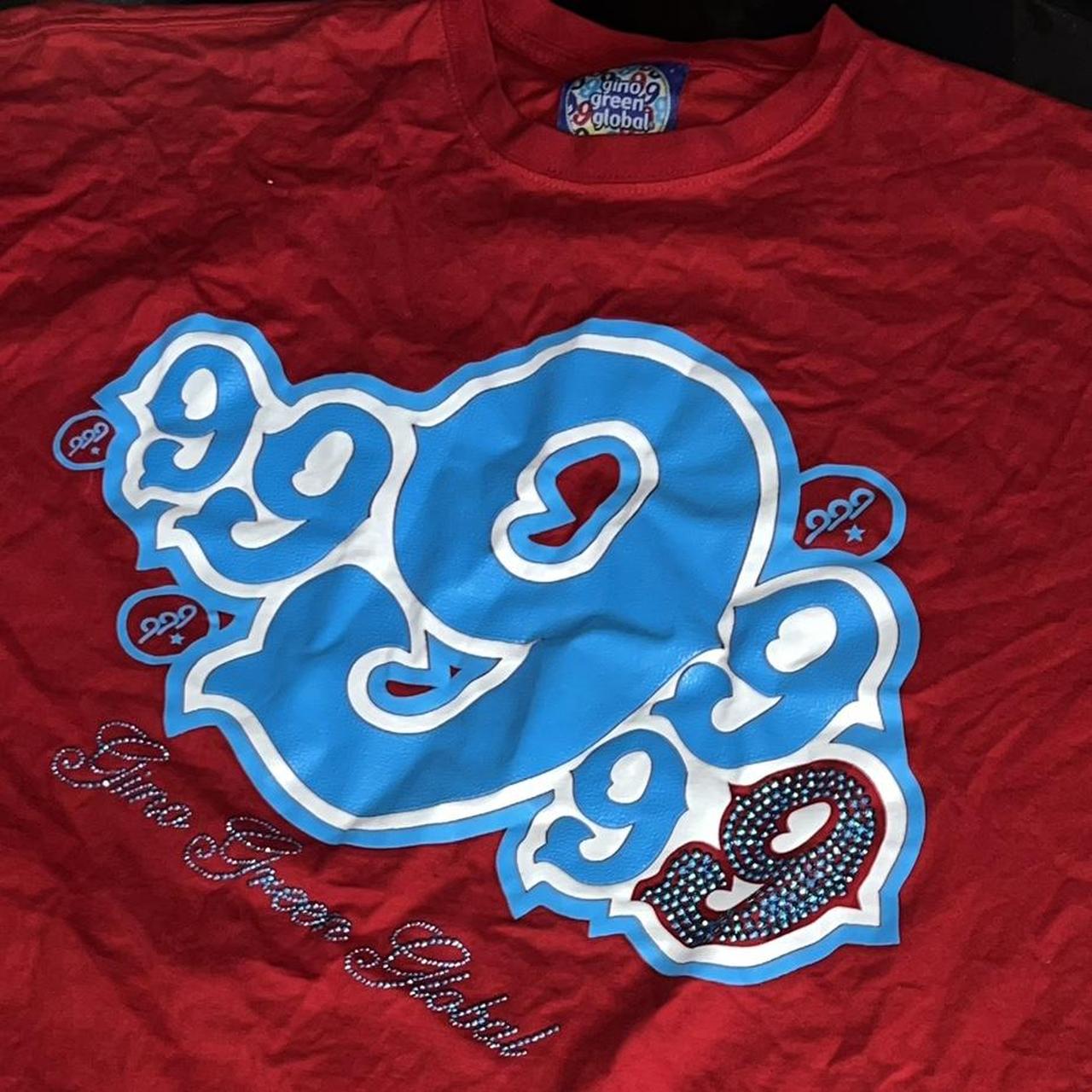 Gino green global t-shirt in perfect condition