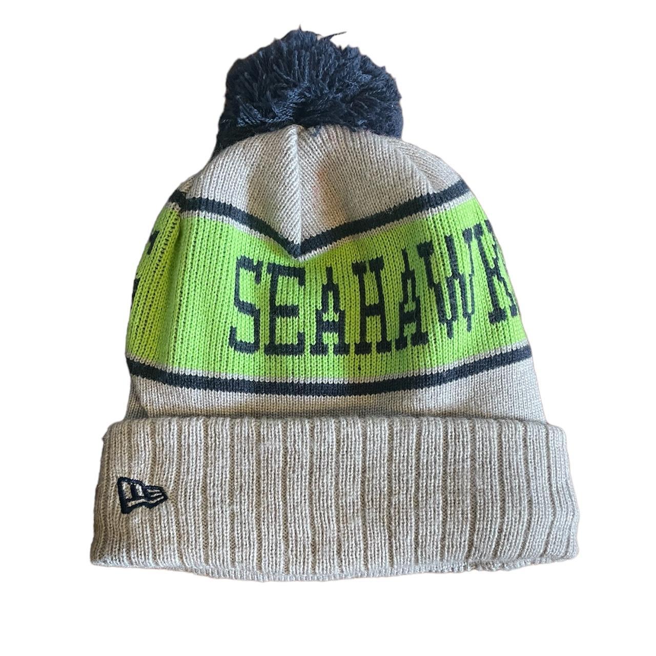 New Era Seattle Seahawks Beanie! In great shape and - Depop