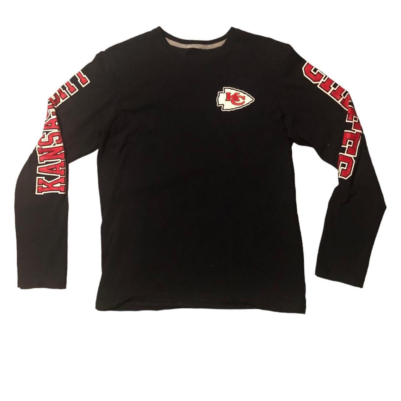 Nike Men's Kansas City Chiefs Logo Red Long Sleeve T-Shirt