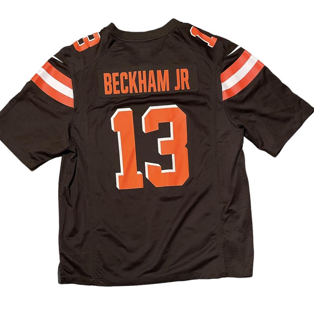 Buy the Mens Cleveland Browns Odell Beckham Football Jersey Size Medium