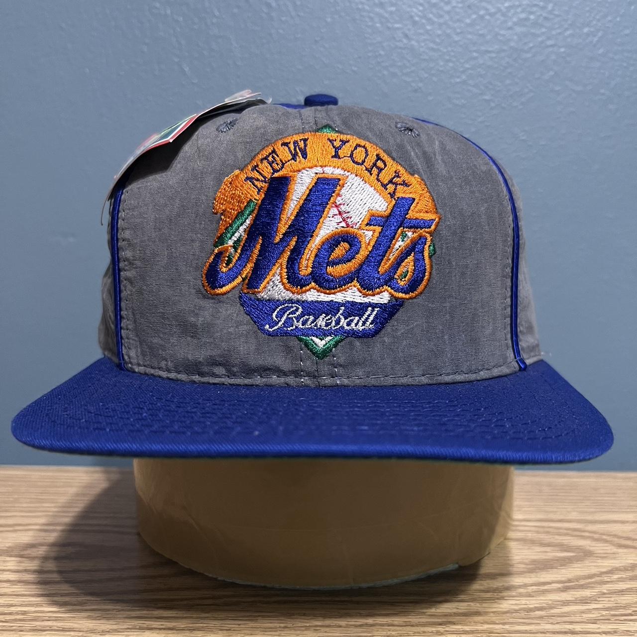 DS 90s Vintage The Game New York Mets Snapback Hat.... - Depop