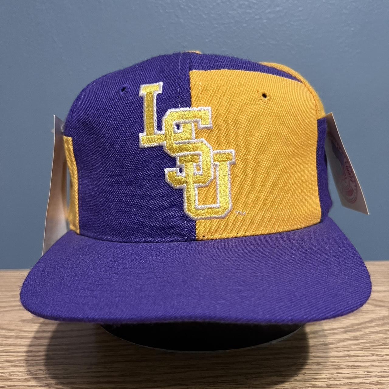 Nike / Men's LSU Tigers Purple Fitted Baseball Hat