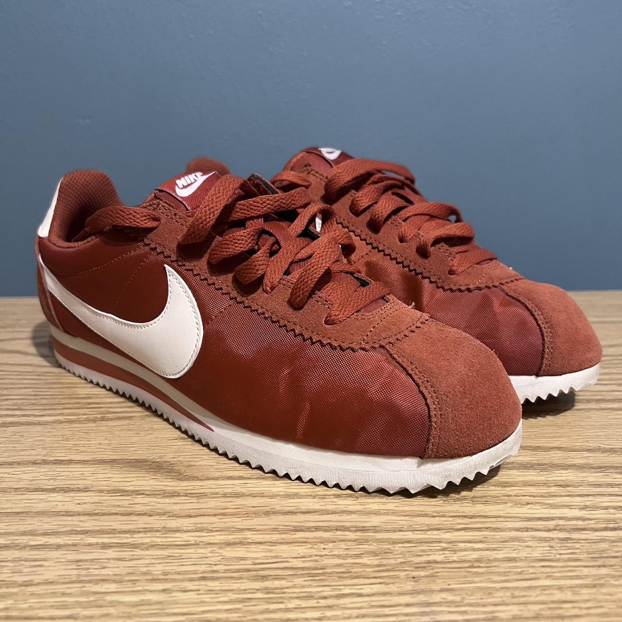 burnt orange nike cortez