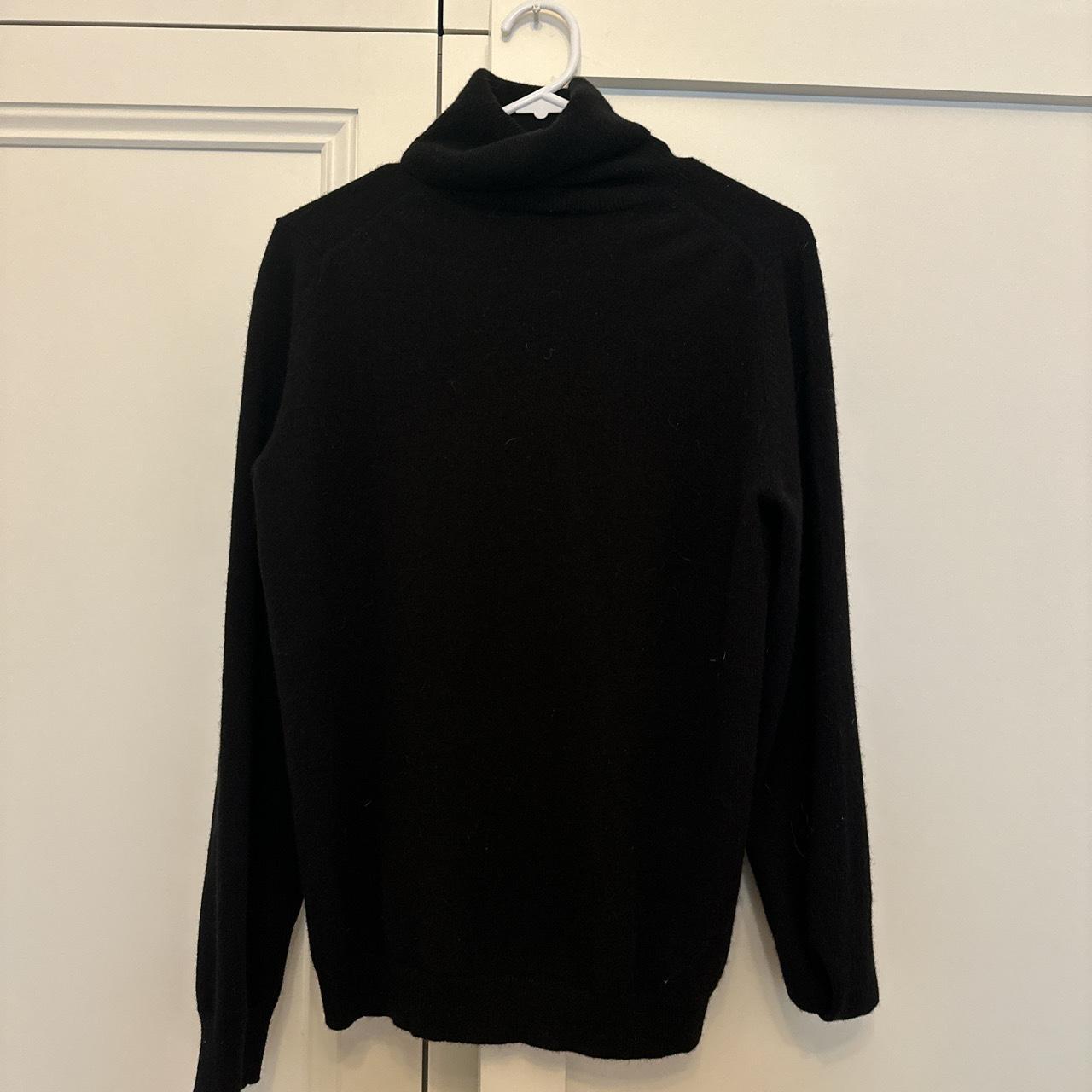 Cashmere roll neck jumper. Size 10/M. - Depop