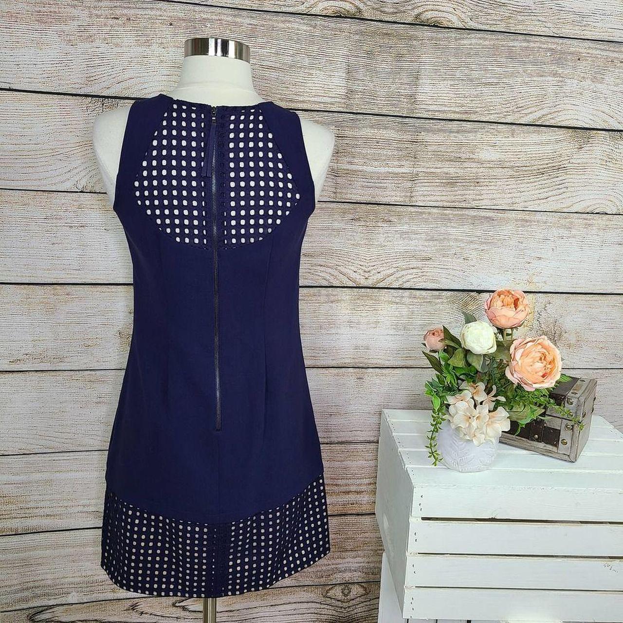 Loft navy shop blue dress