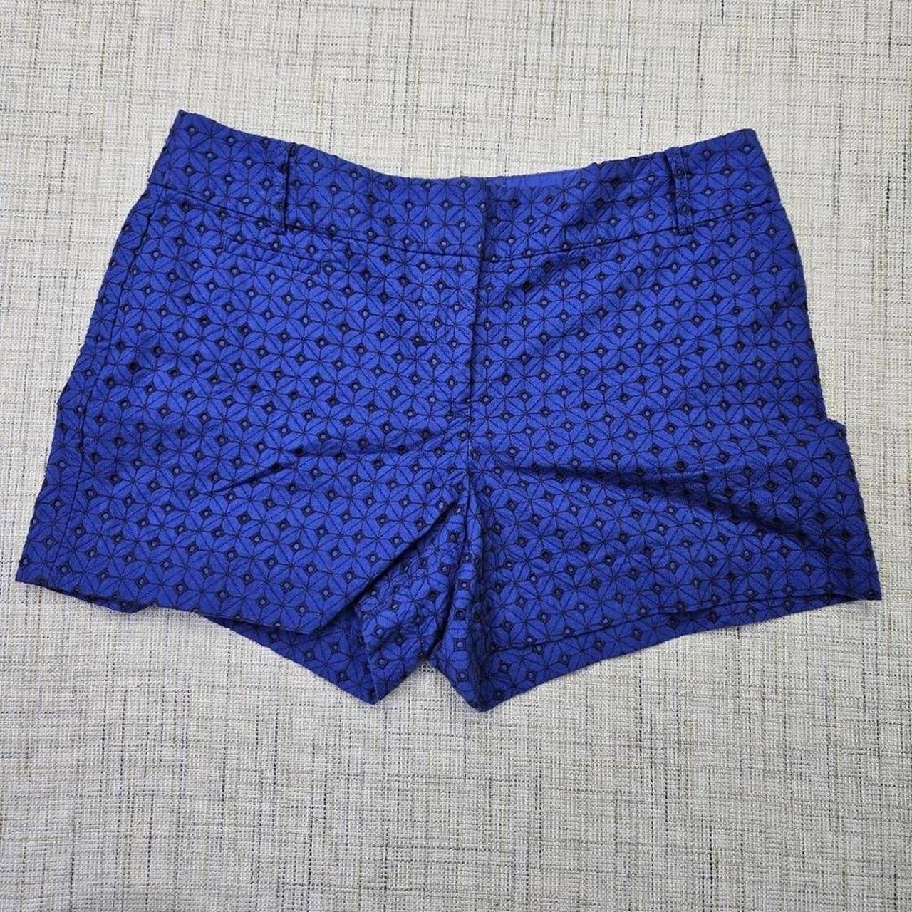 Ann Taylor Loft Womens 4 Inch Riviera Short Blue Depop