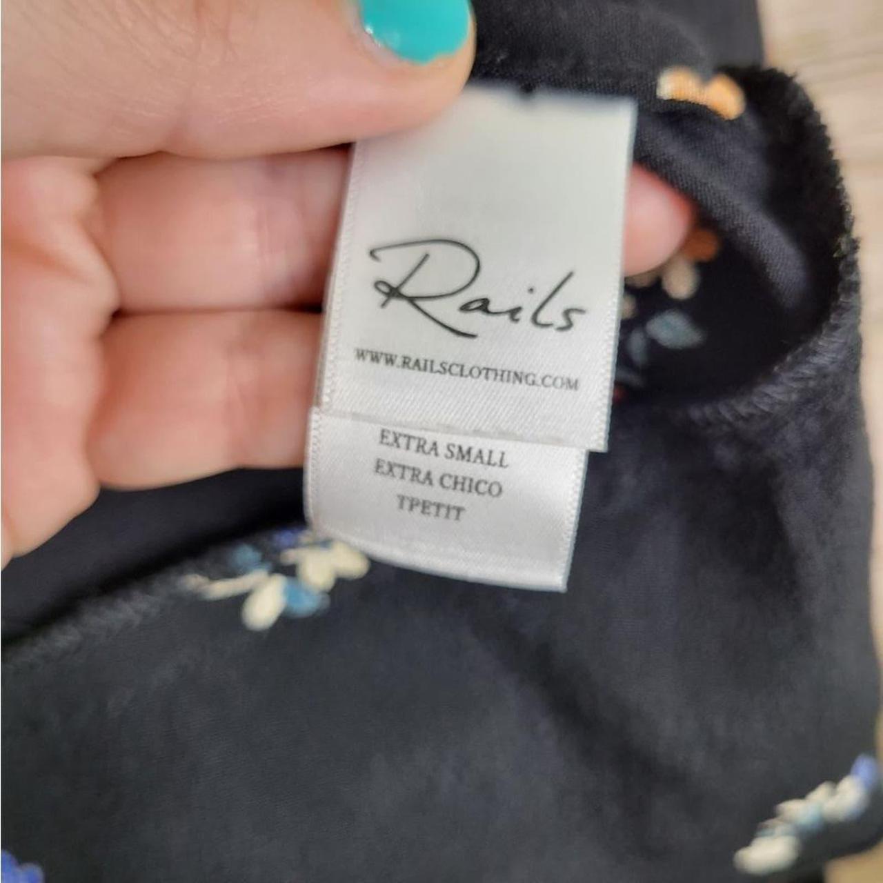 Rails Women's Blouse - Black - XS – Rails Simone … - image 6