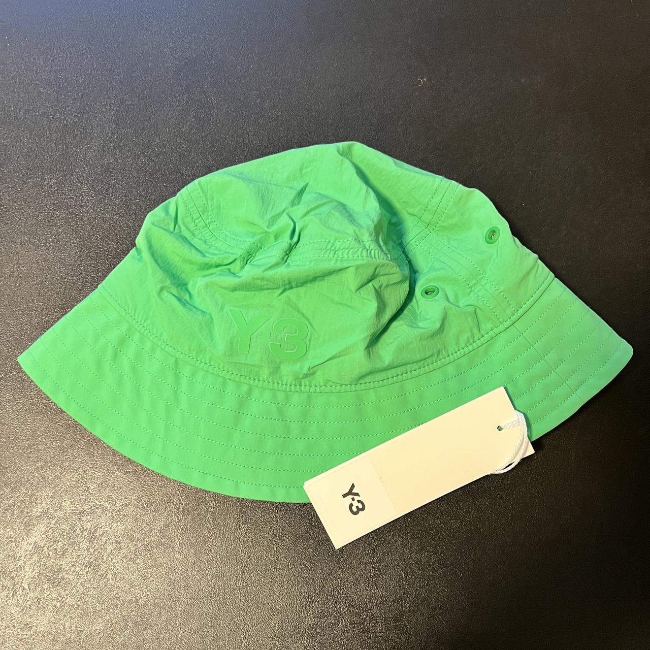 New Green Y3 Bucket Hat Size OSFM Medium 58... Depop