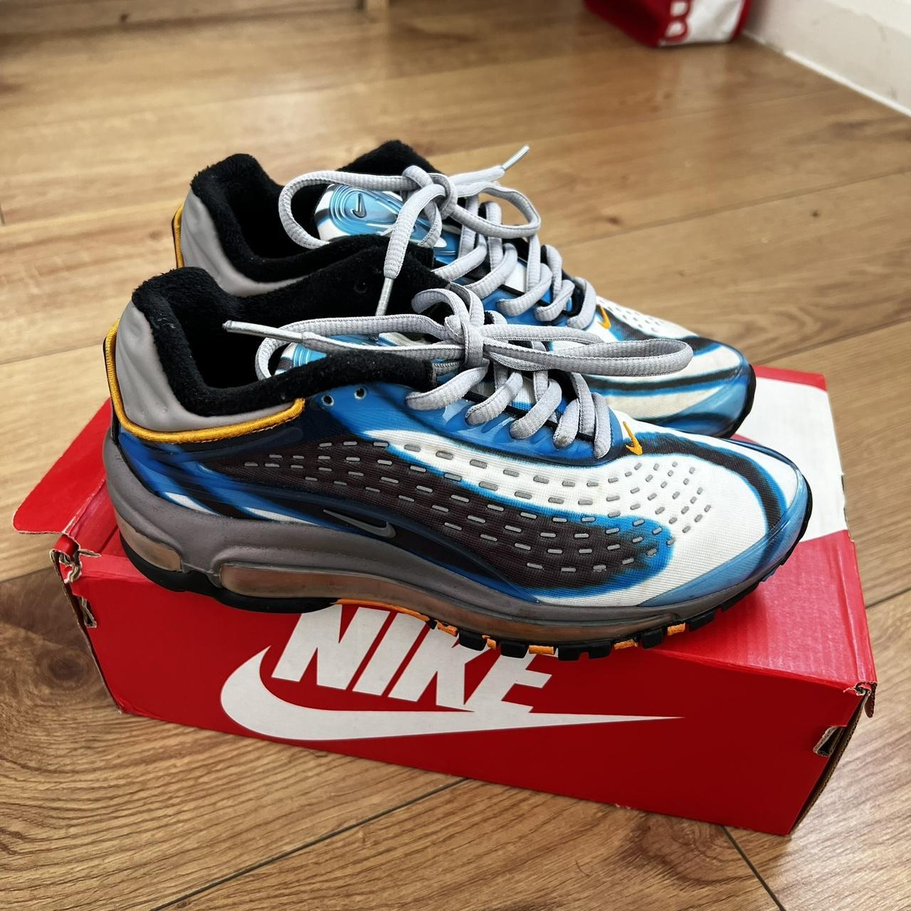 UK 3 photo blue wolf grey Nike Air Max Deluxe. Depop