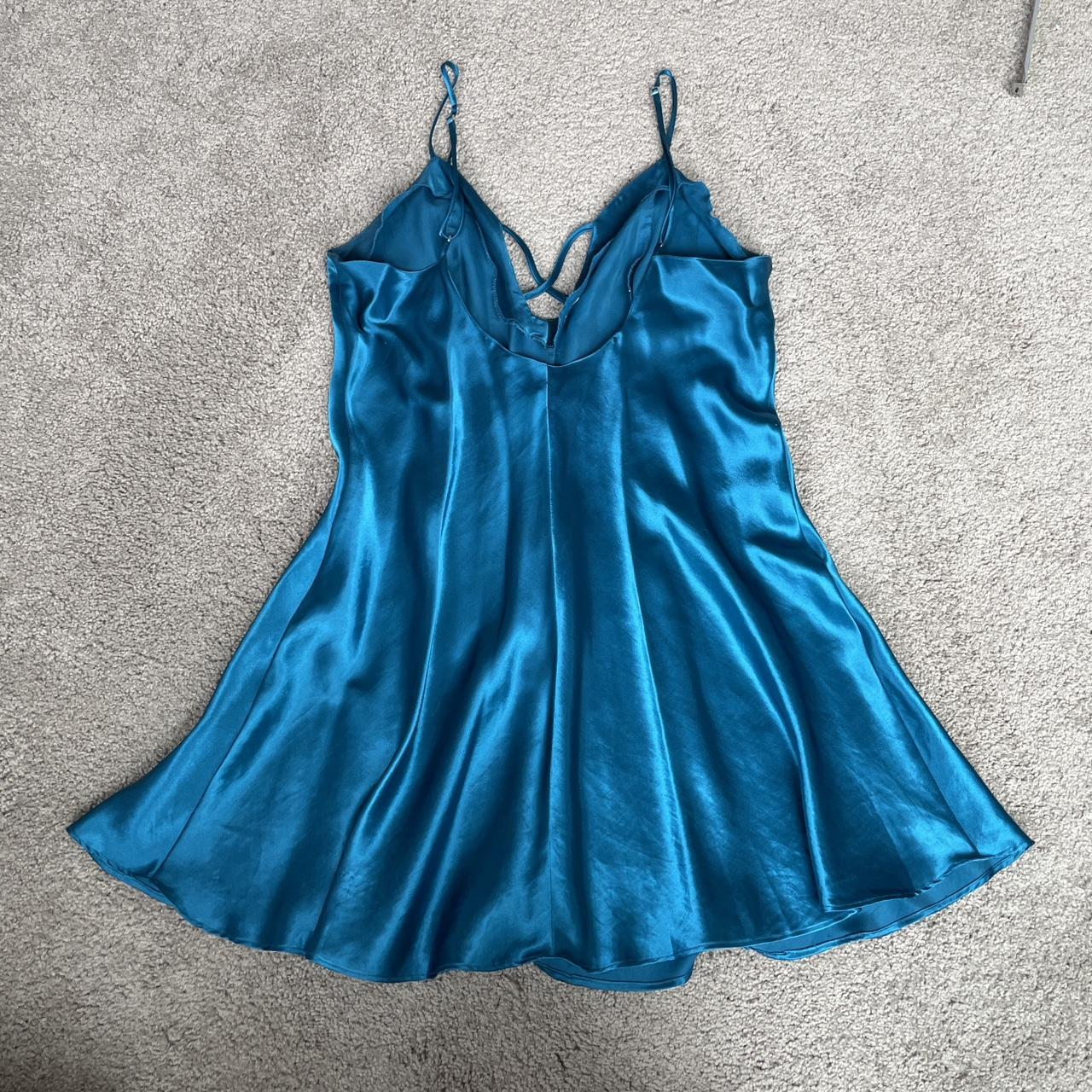 Fredericks of Hollywood Silk/Satin Dress Fredericks... - Depop