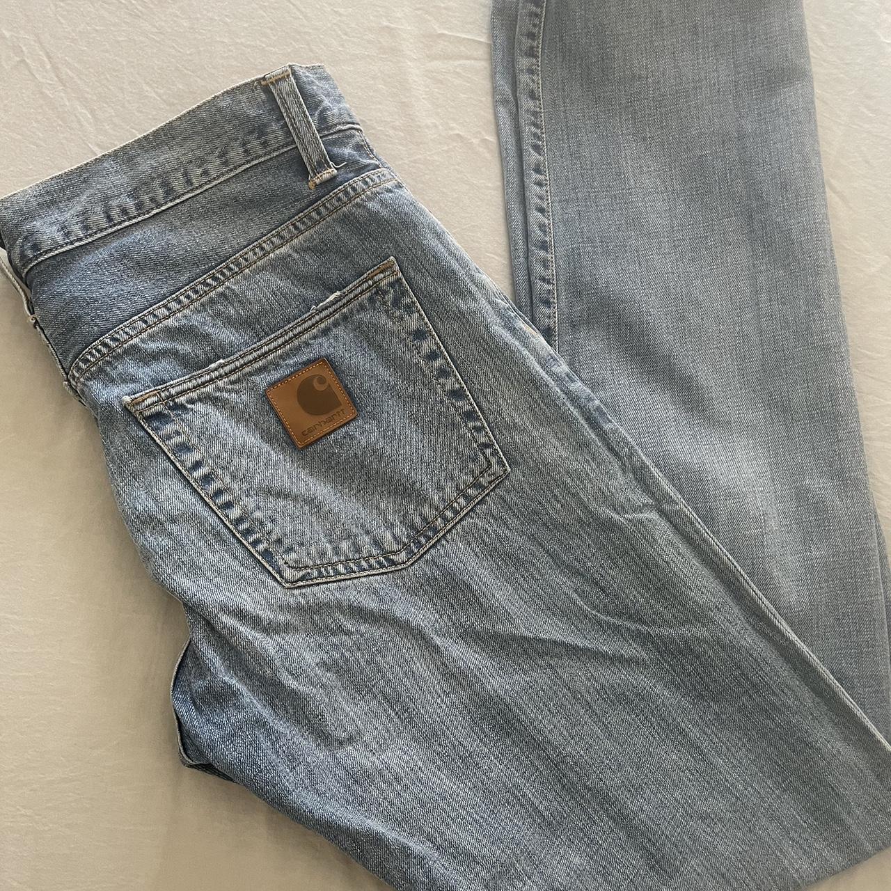 Carhartt WiP jeans - Kinney pant blue #carhartt... - Depop