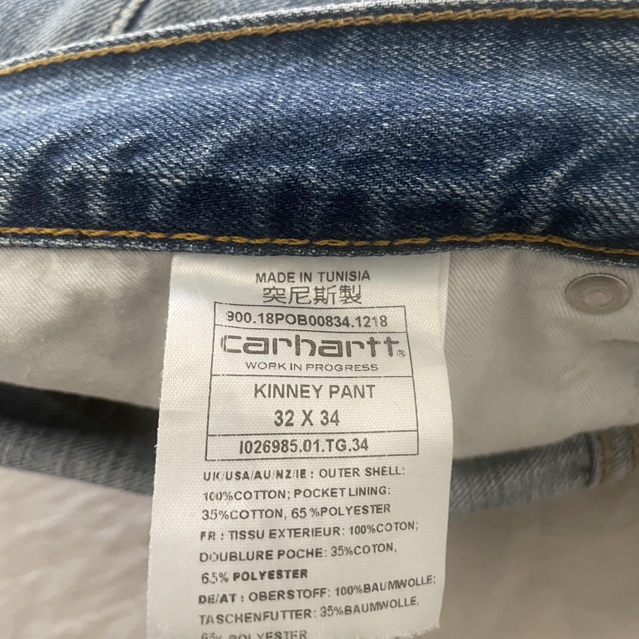 Carhartt WiP jeans - Kinney pant blue #carhartt... - Depop