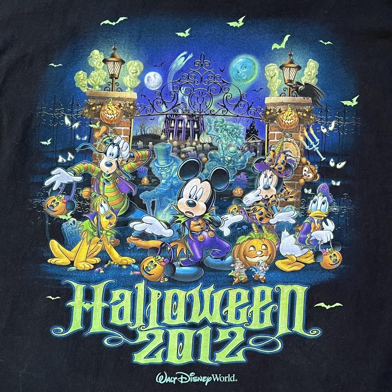 Disney Halloween 2012 graphic t shirt Size XL Back... - Depop