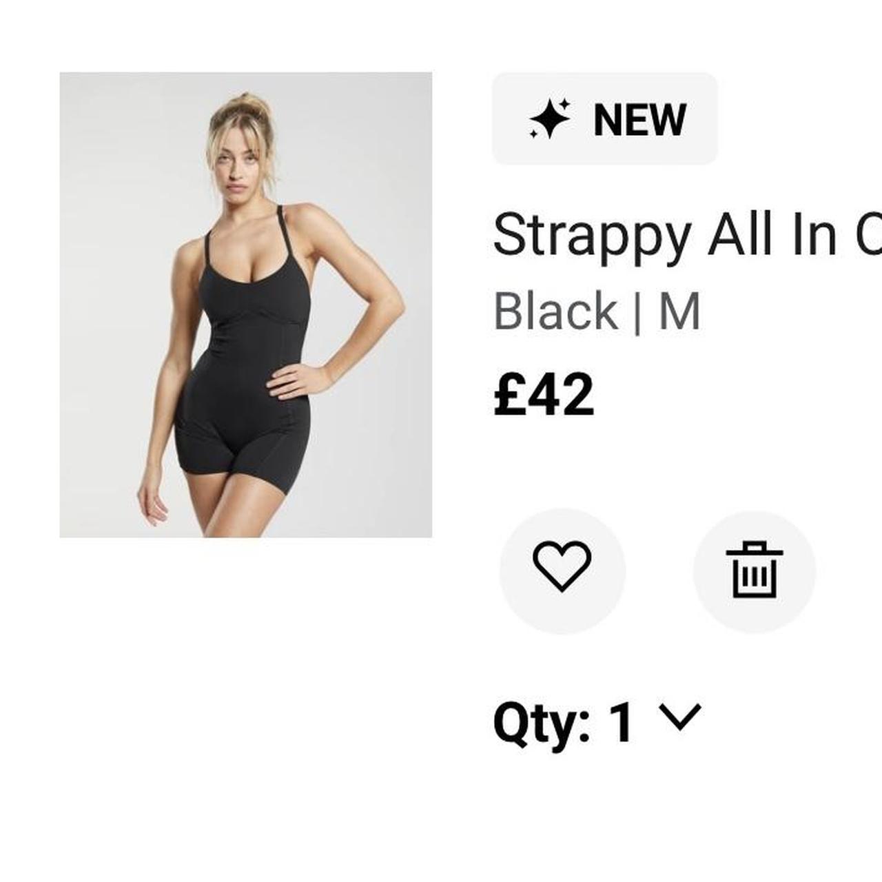 Gymshark Strappy All In One - Black