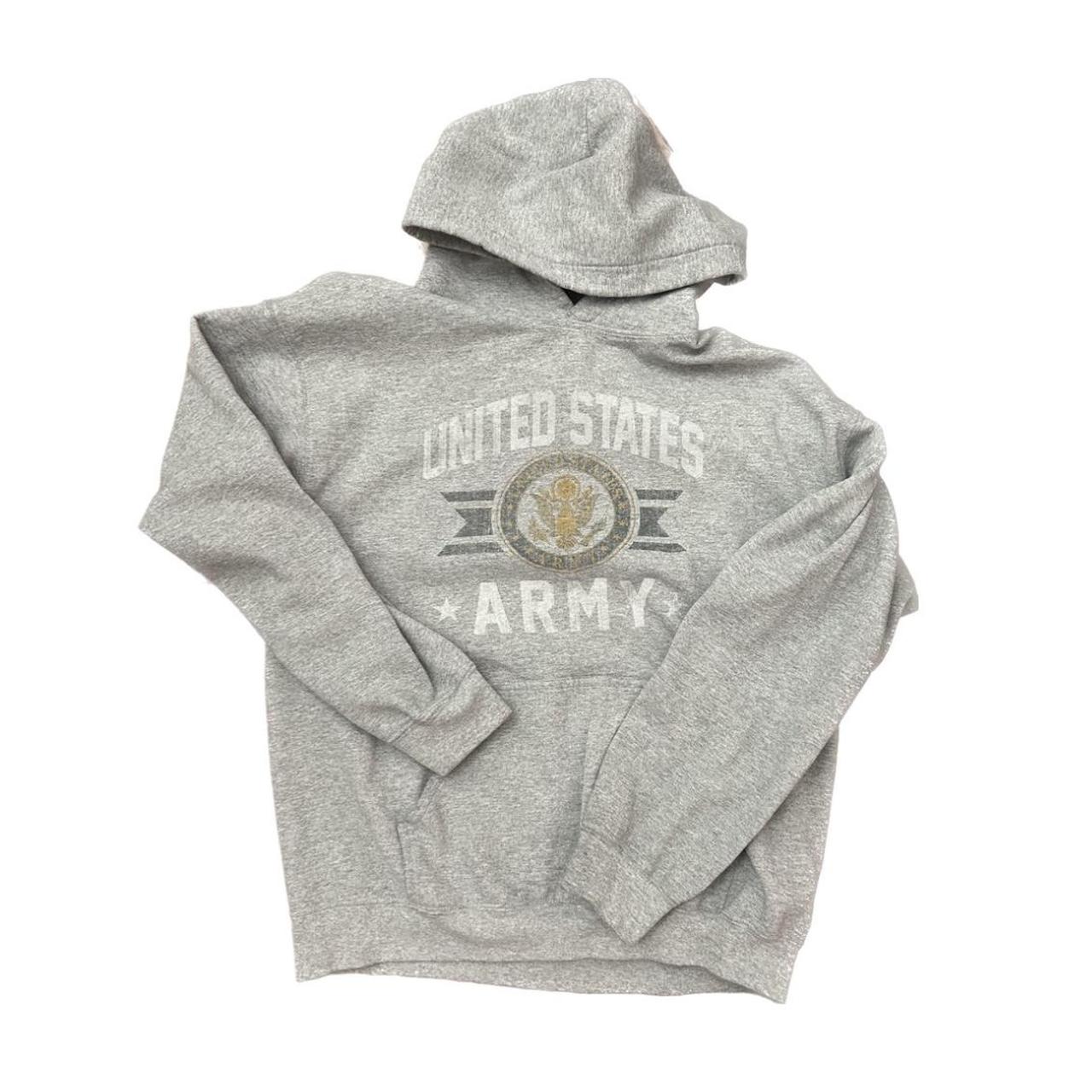 Grey army hoodie best sale