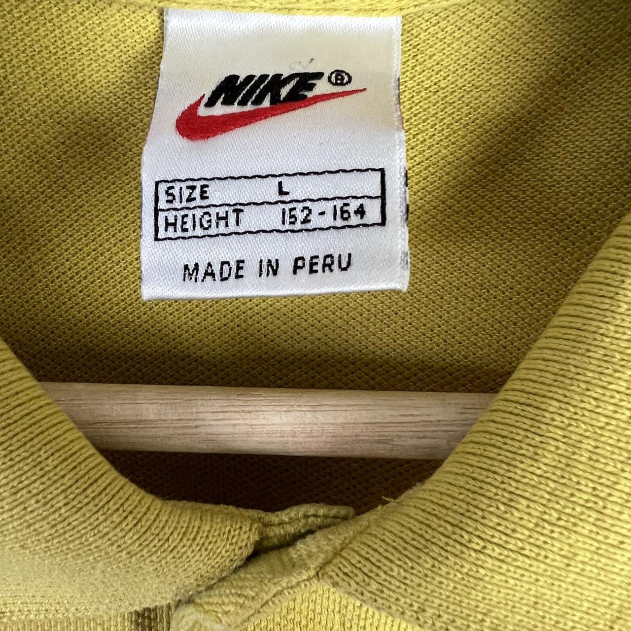 Nike Mens Yellow Polo Shirts Depop 5772