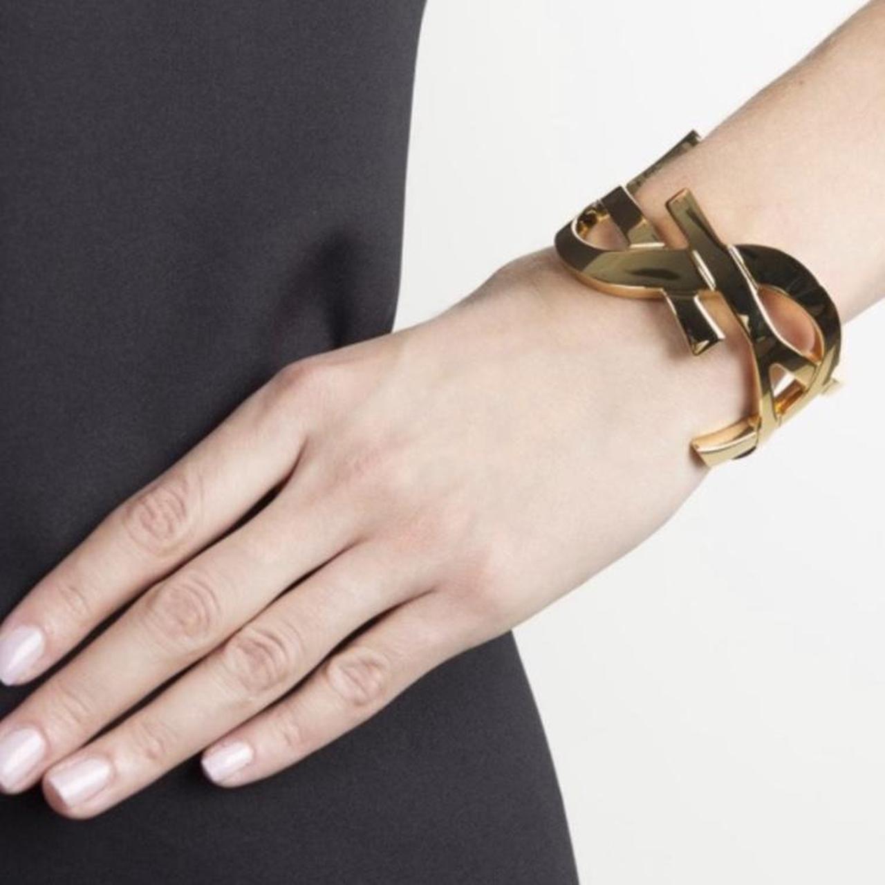 Authentic Ysl Ysl Cuff Bracelet Vintage YVES SAINT LAURENT Ysl