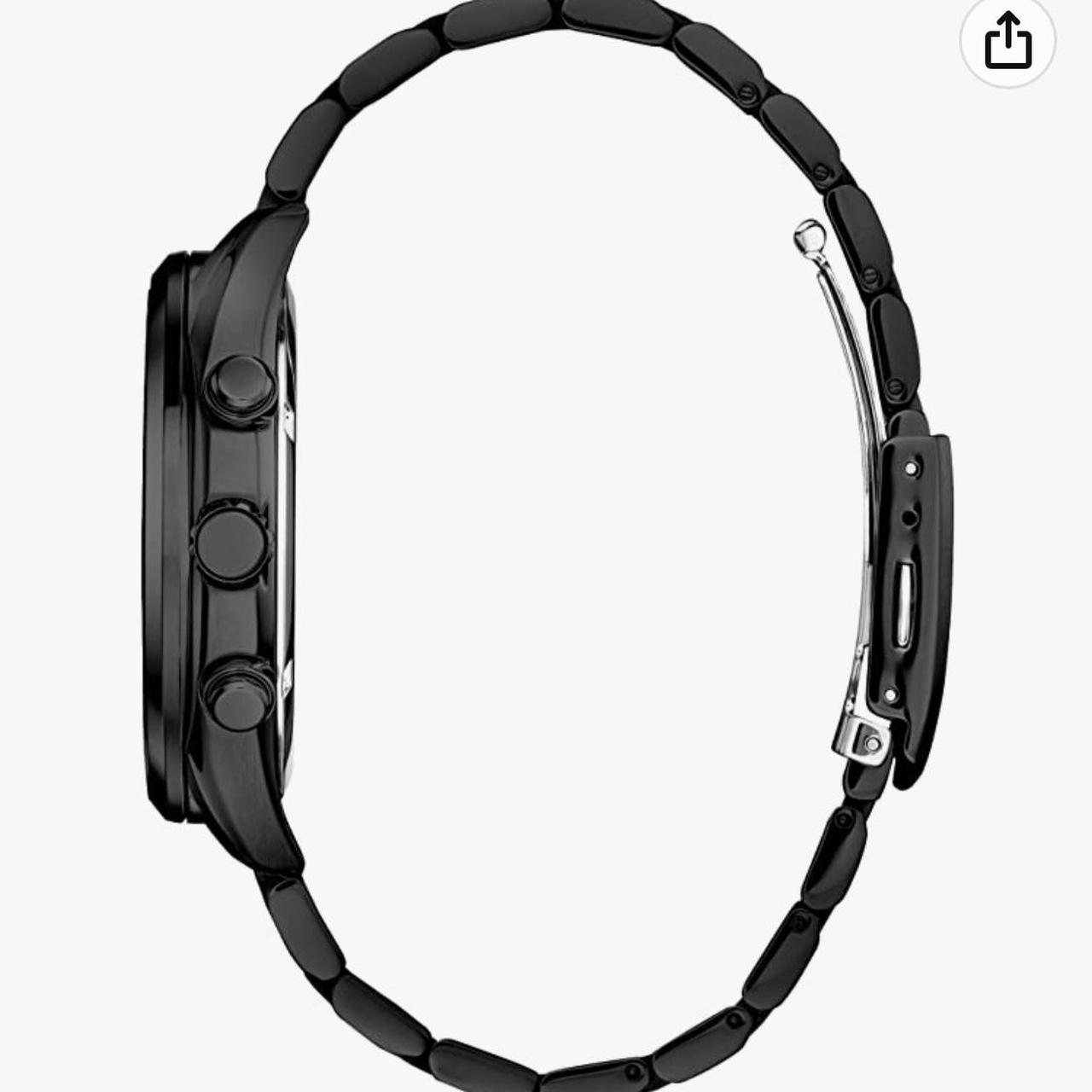 Citizen Men's Black and Grey Watch Depop