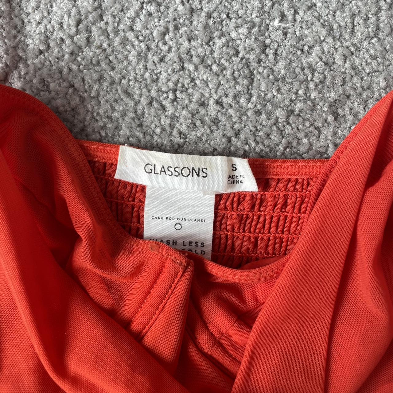 Orange Glassons Corset Top Worn Once Size Small Depop 5573