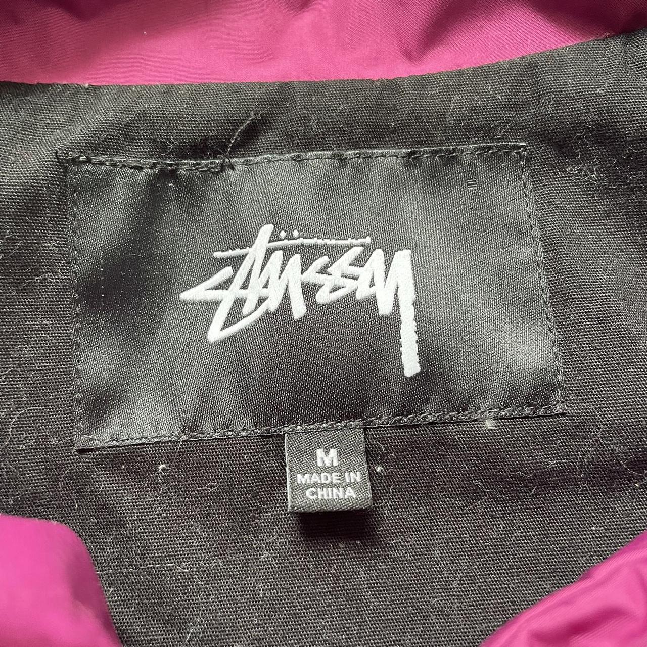 Stüssy Men's Pink Hoodie Depop
