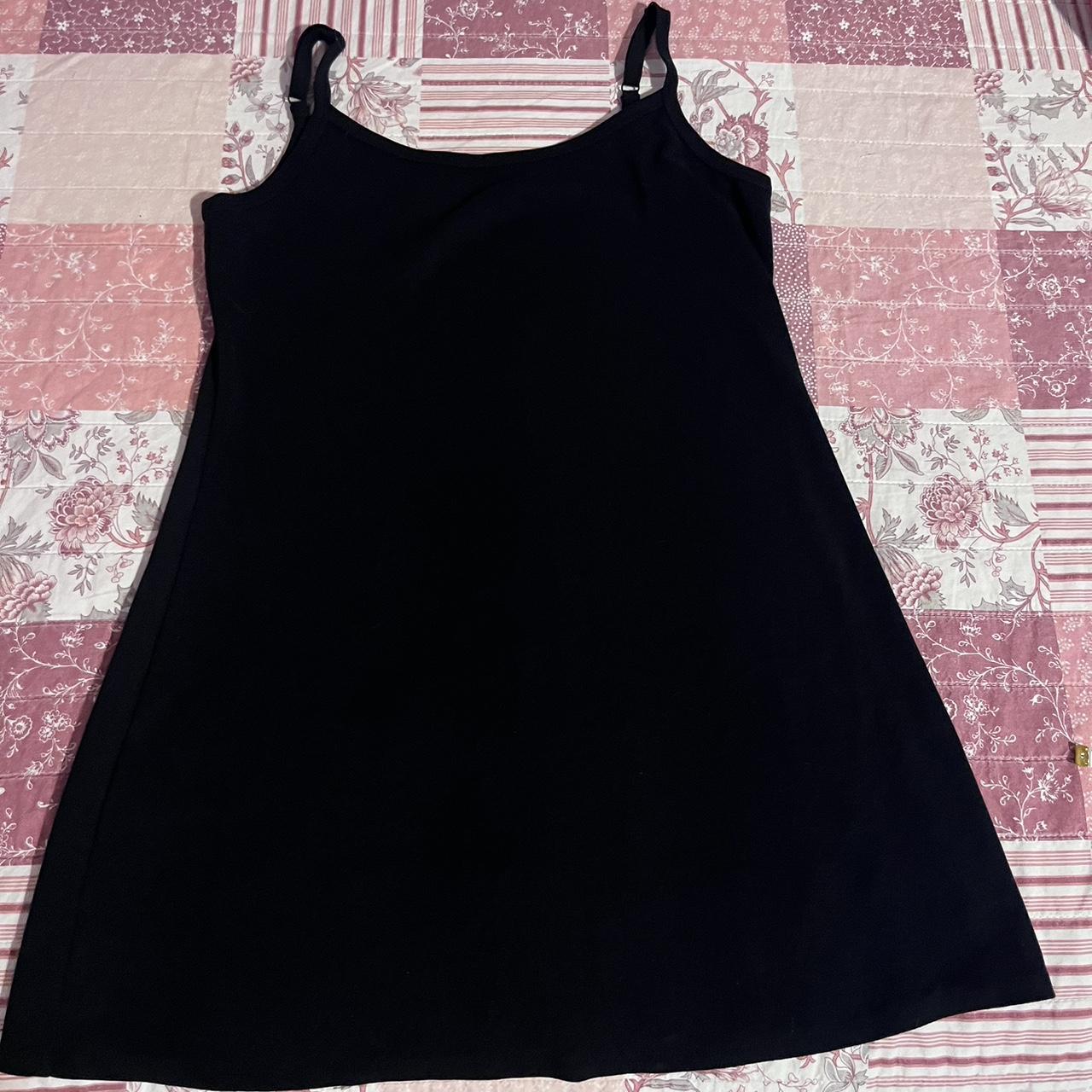 AE Knit Cami Mini Dress in Black Size Large Only Depop