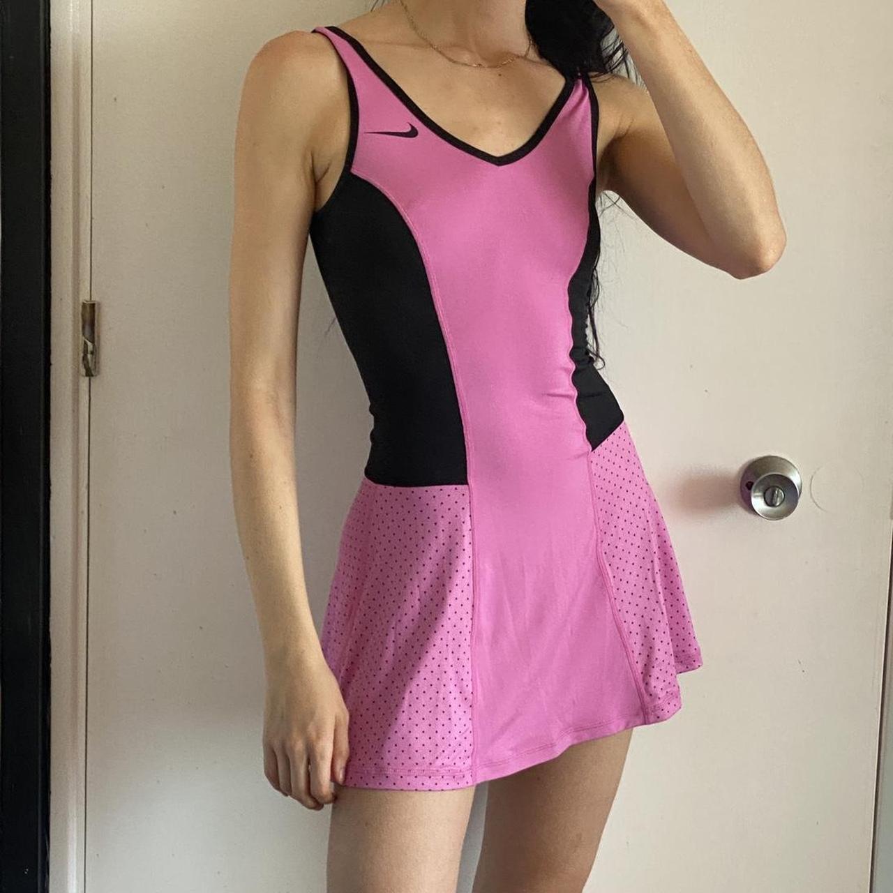 nike pink tennis dress