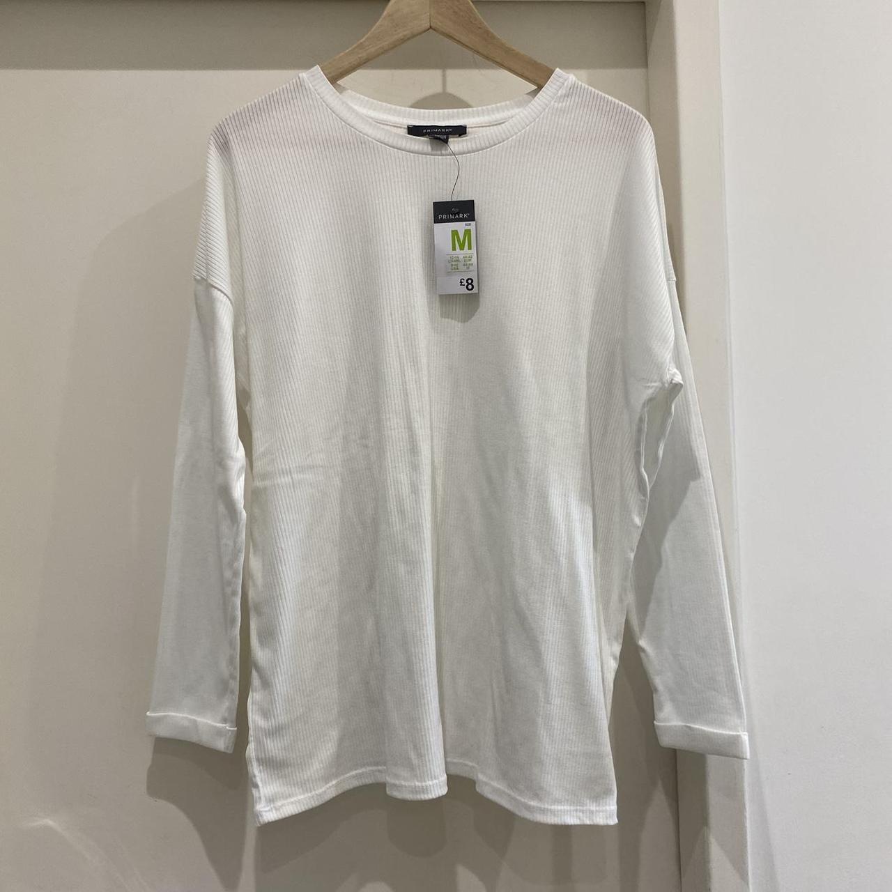 Primark white long sleeved top FINAL PRICE ONLY