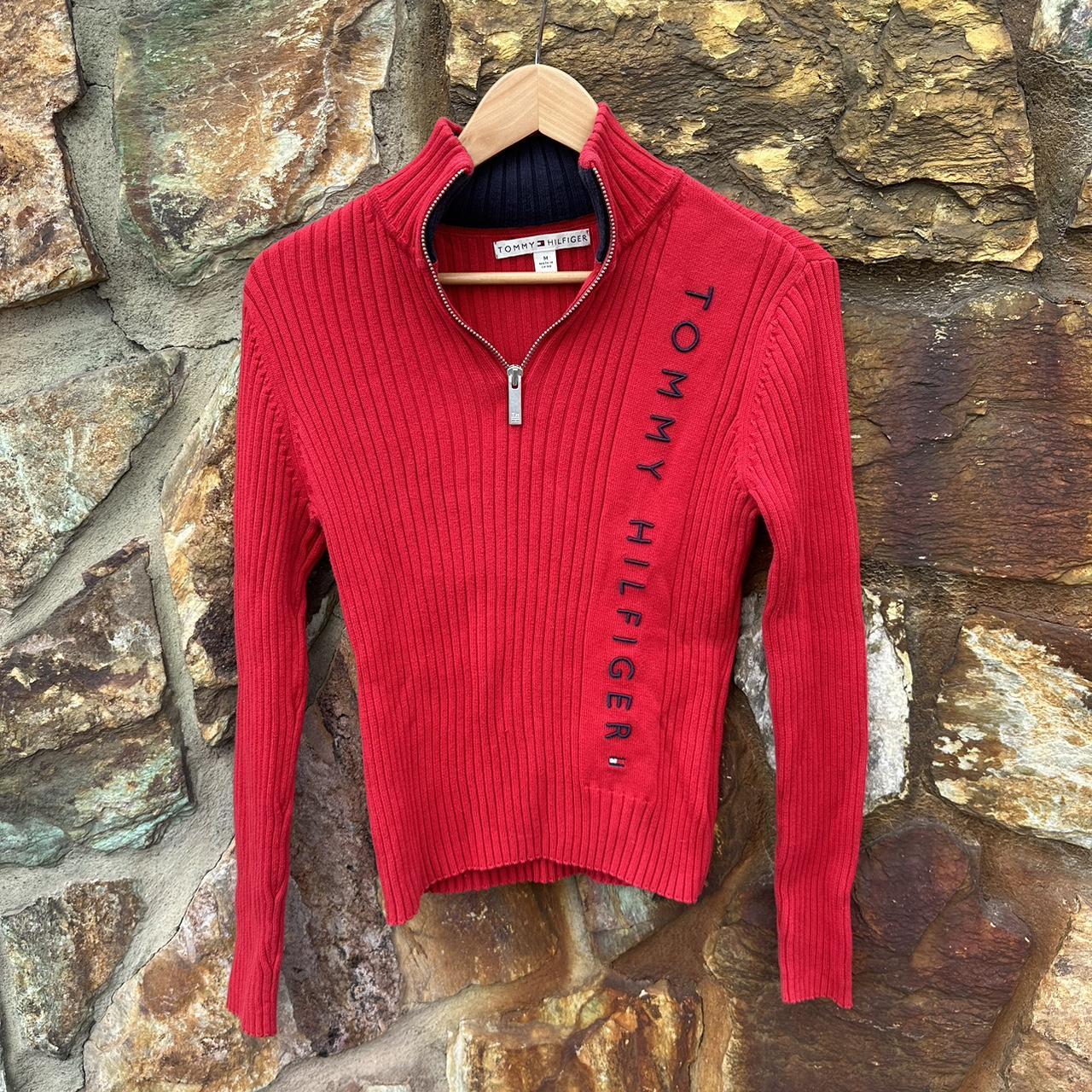 half zip sweater tommy hilfiger womens jumper