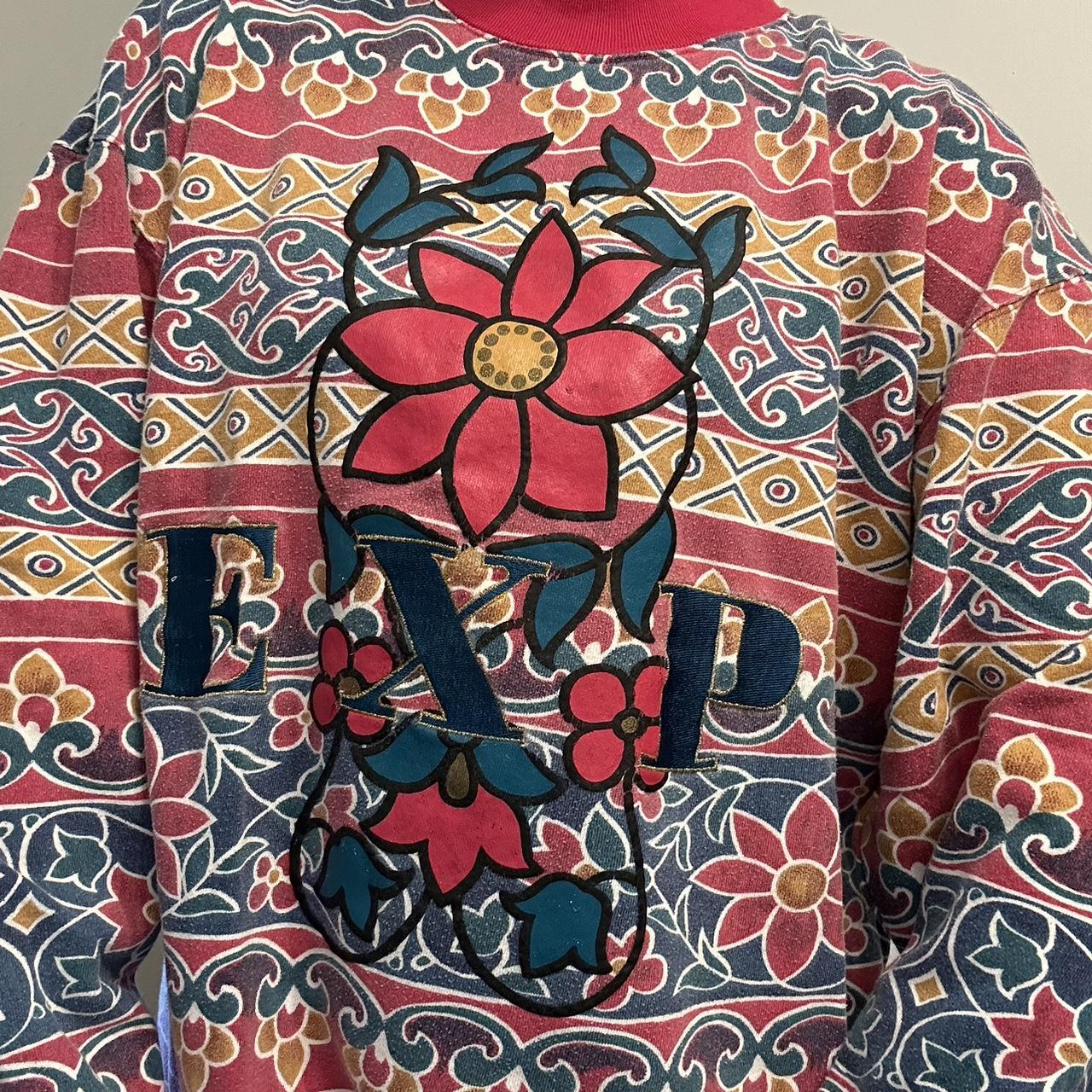 Express Women's Sweater - Multi/Red - L – Express… - image 4