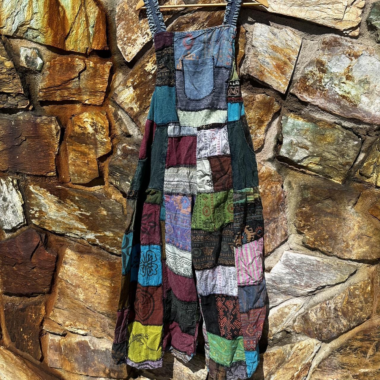 Women's Top - Multi/Black - S – Unique patchwork … - image 2