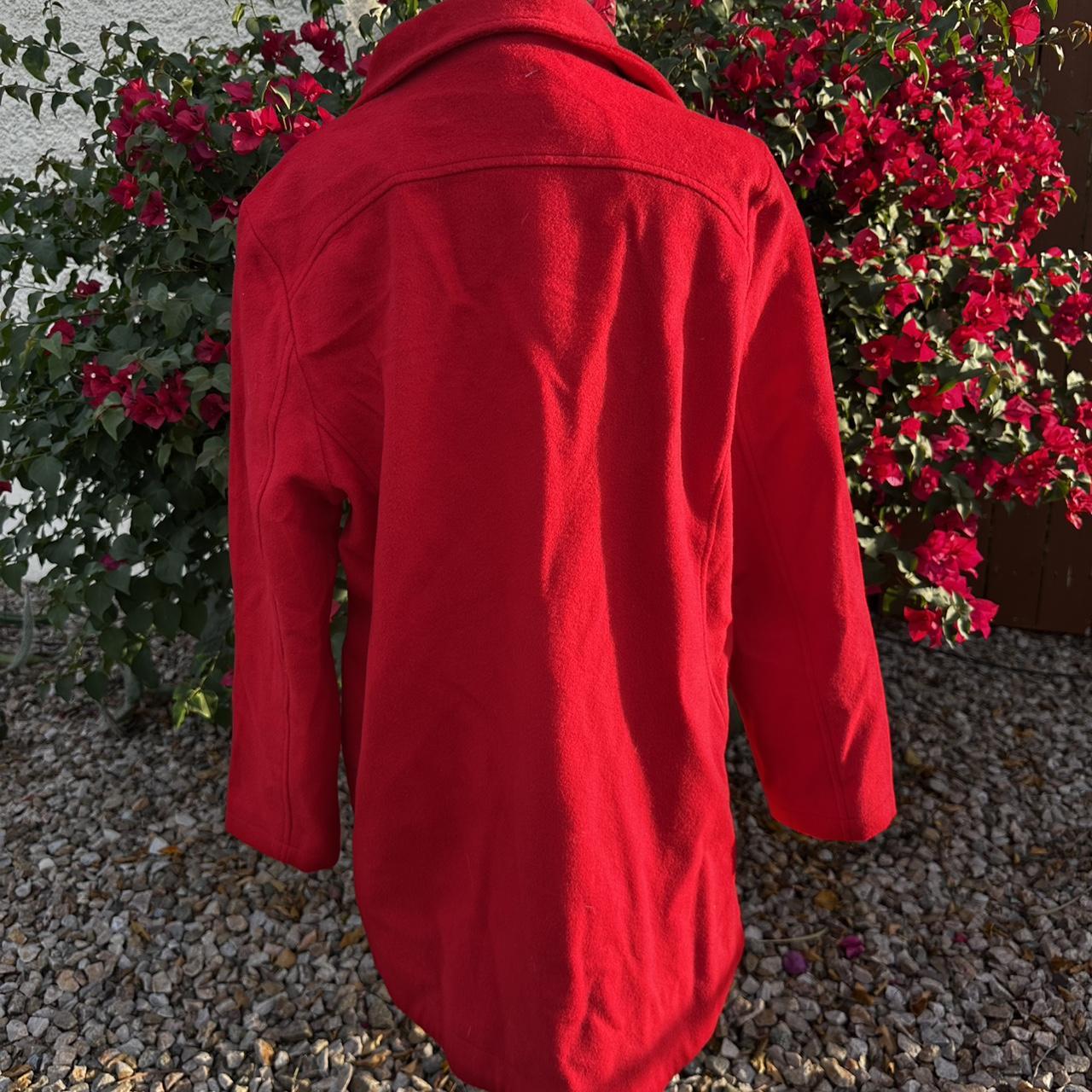 Pendleton Women's Coat - Red - L – Red Pendleton … - image 4