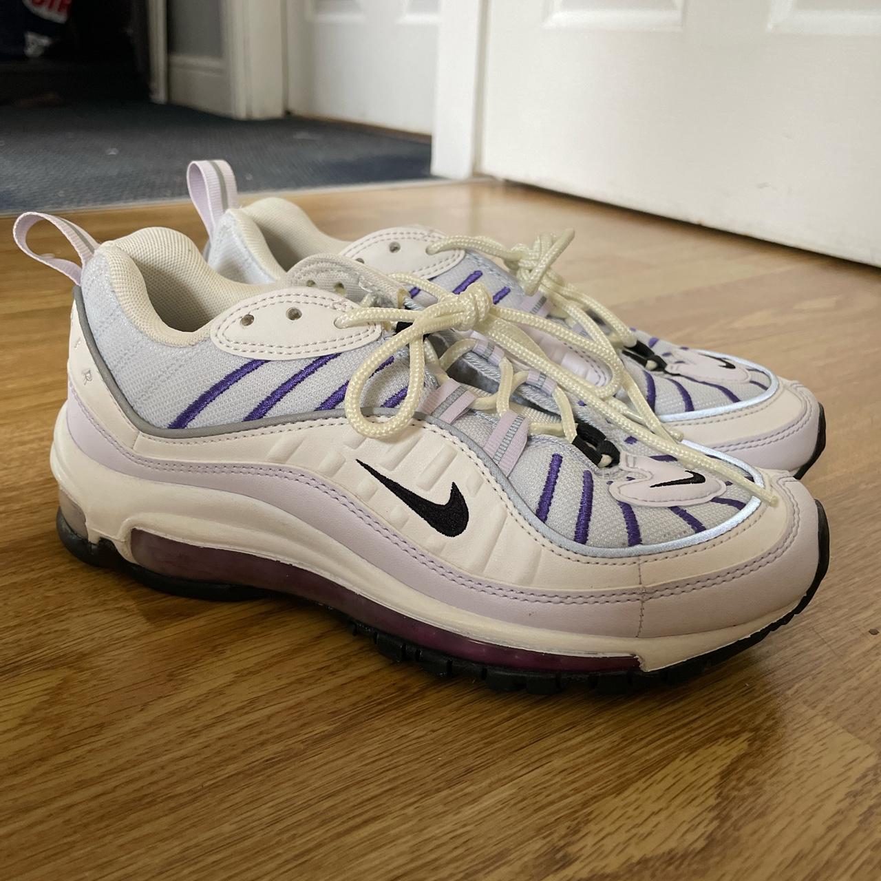 Nike Air Max 98 in rare Football Grey Women s uk Depop