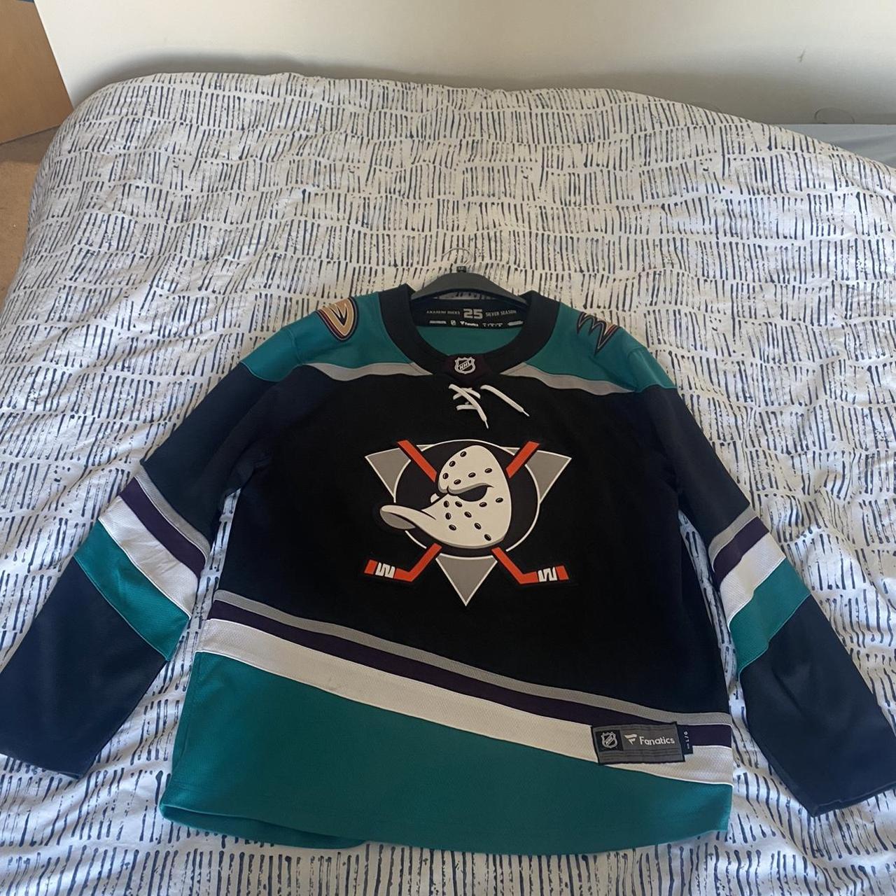 Anaheim Mighty Ducks Ice Hockey anniversary jersey... Depop