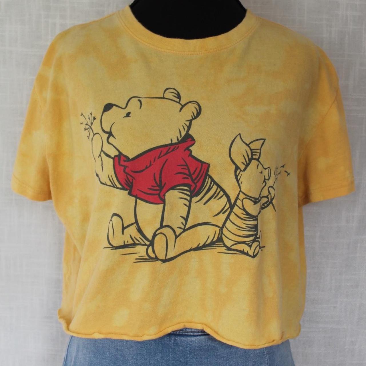 Disney Women's T-shirt Yellow L – Yellow Winnie the Pooh
