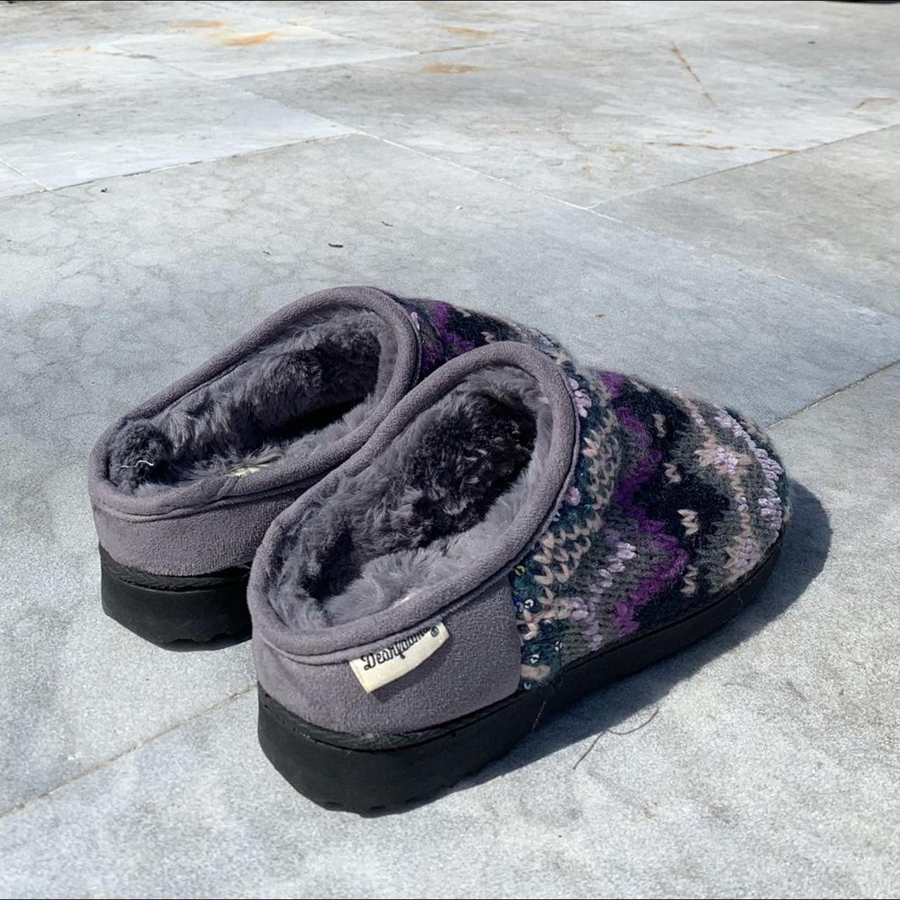 Dearfoams Women's Purple Slippers (3)