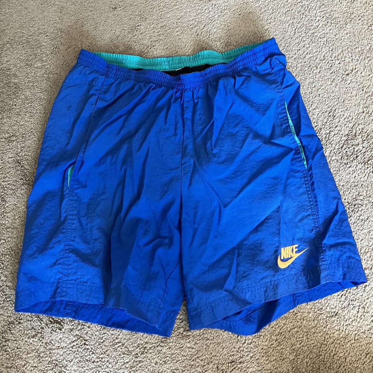 Vintage Nike athletic shorts from the 90s! Great... - Depop