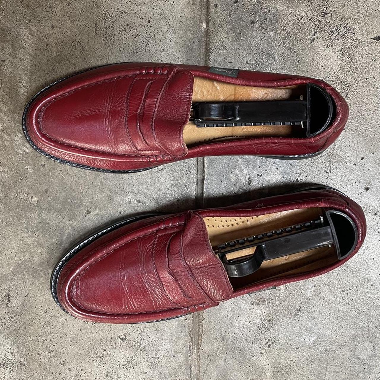 Paraboot ULTRA RARE vintage 1970s blood red burgundy... - Depop