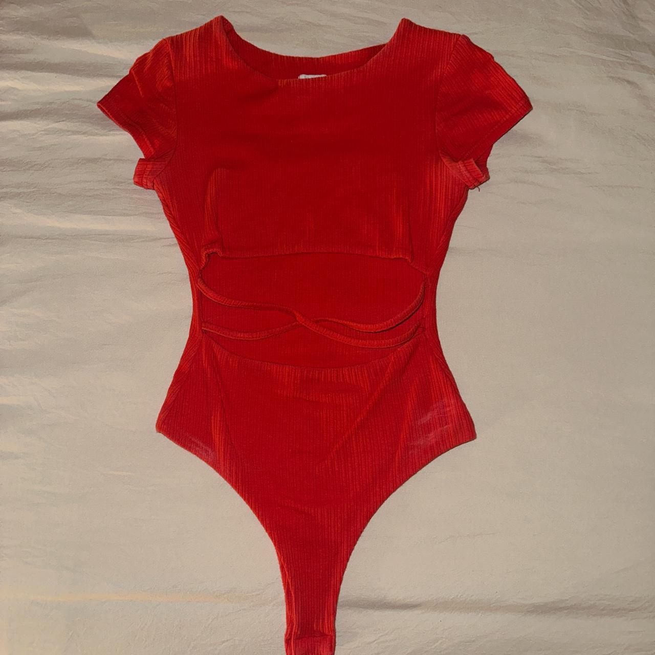  Nicola Bodysuit Red from Princess Polly, - Only