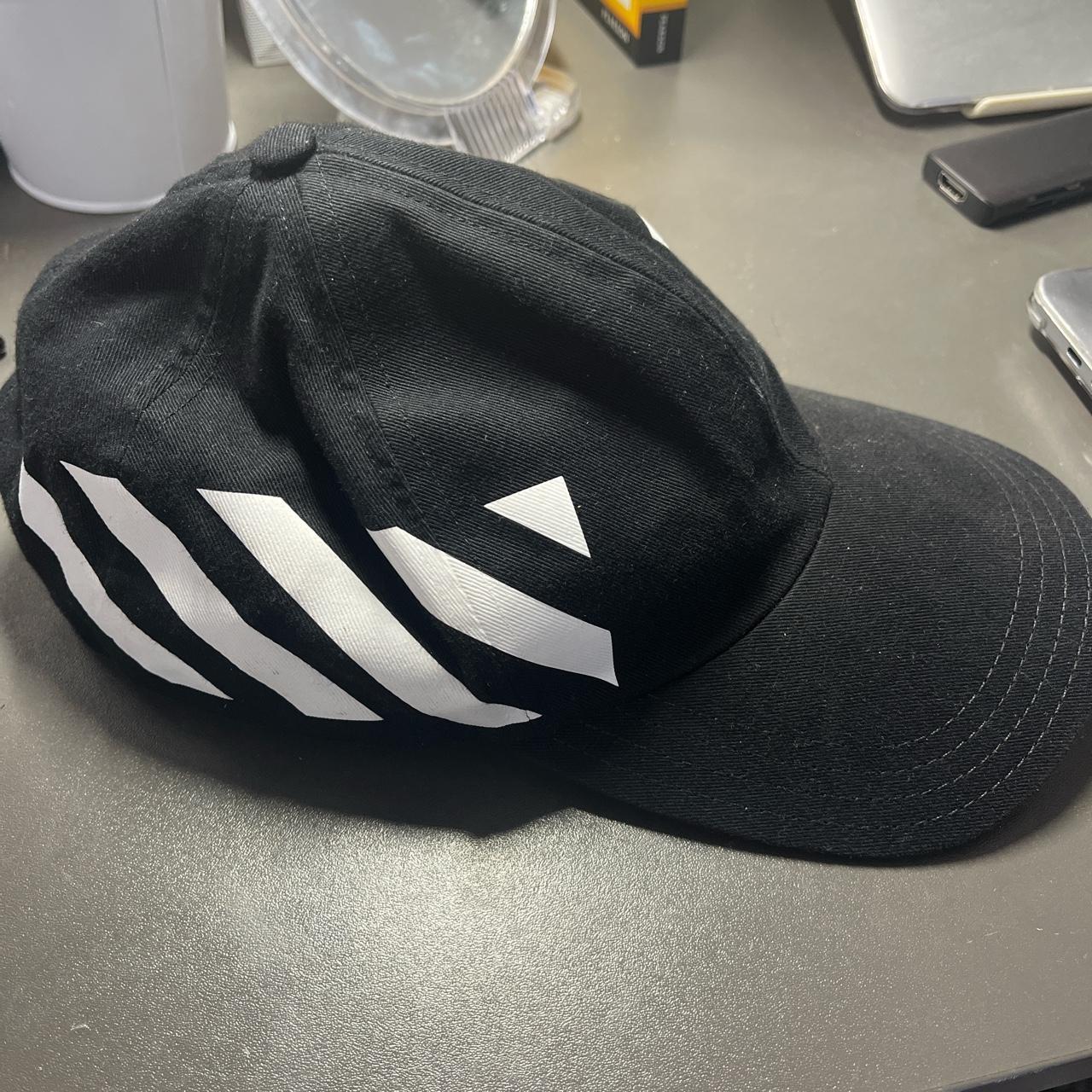 Off white diagonal clearance hat