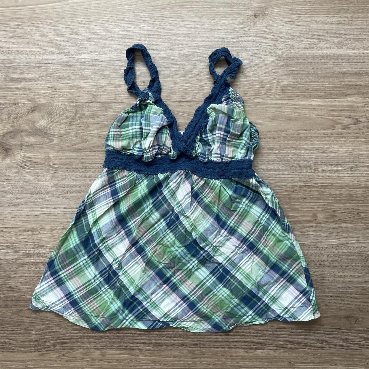 Aeropostale plaid tank top size small perfect for... - Depop