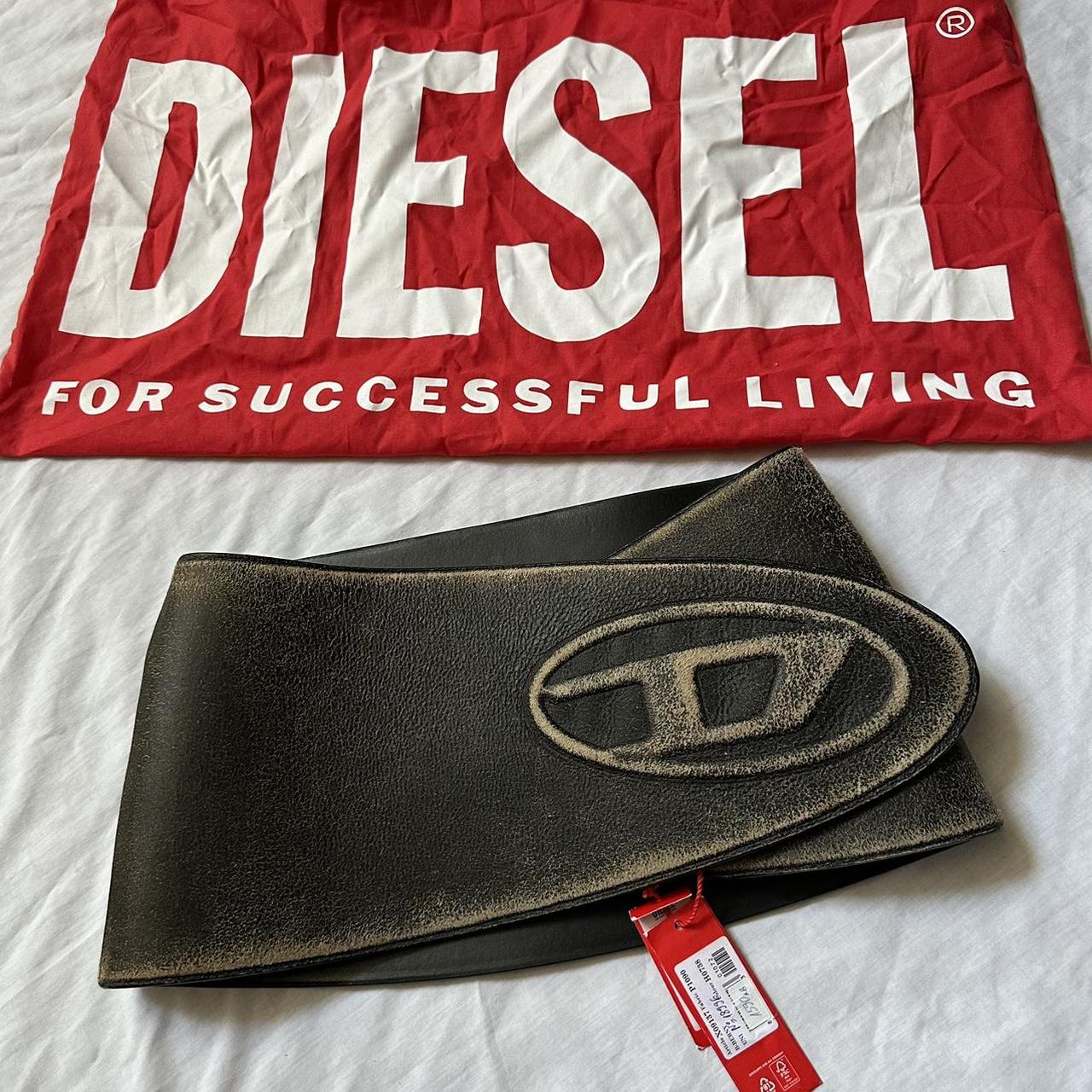 diesel brown b berny belt miniskirt