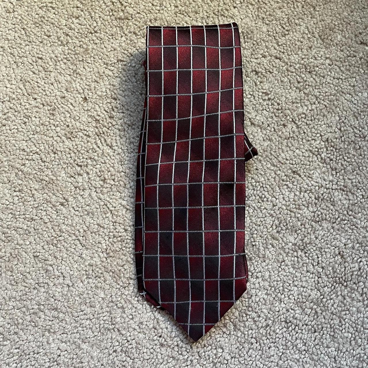 Pierre Cardin Men's Burgundy and Red Accessory | Depop